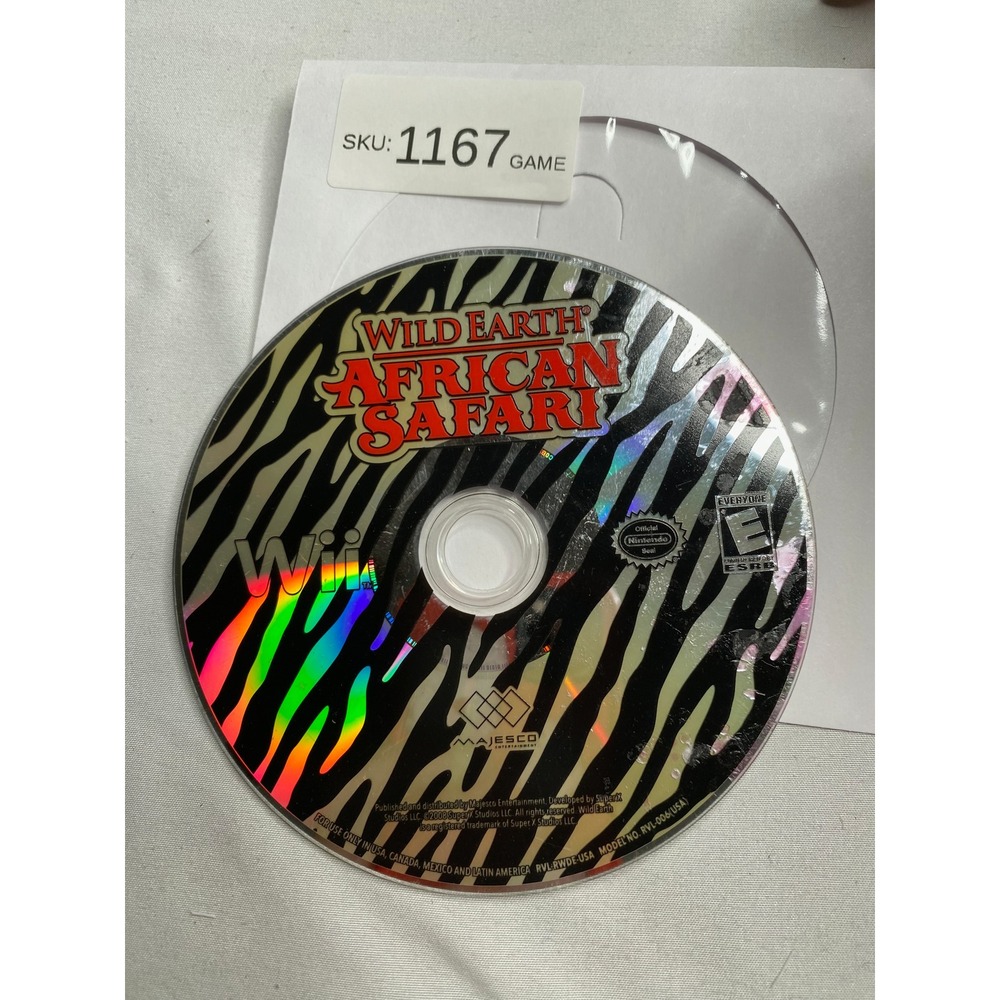 Wild Earth African Safari Nintendo Wii